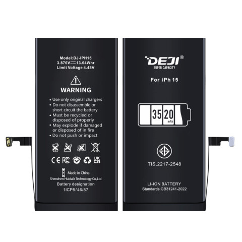 Pin Deji High Capacity cho điện thoại IPHONE 15