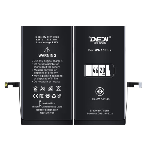 Pin Deji High Capacity cho điện thoại IPHONE 15 Plus