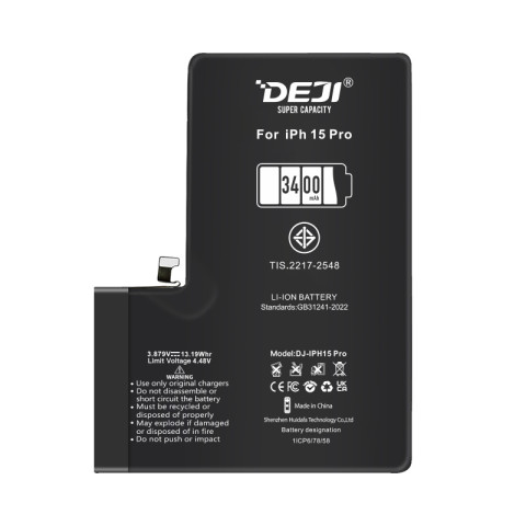 Pin Deji High Capacity cho điện thoại IPHONE 15 Pro